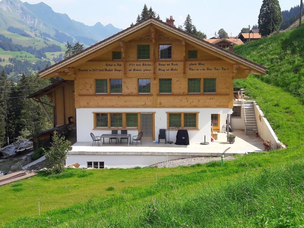 Ferien In Der Bergwelt Von Adelboden Panzió Kültér fotó